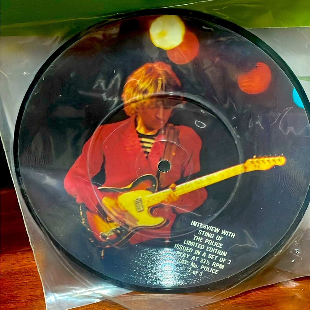 STING Picture Disc